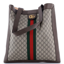 Gucci Ophidia Soft Open Tote Gg Coated