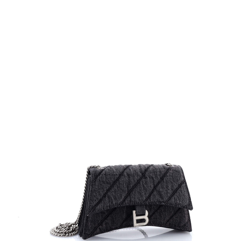 Balenciaga Crush Chain Flap Bag Quilted