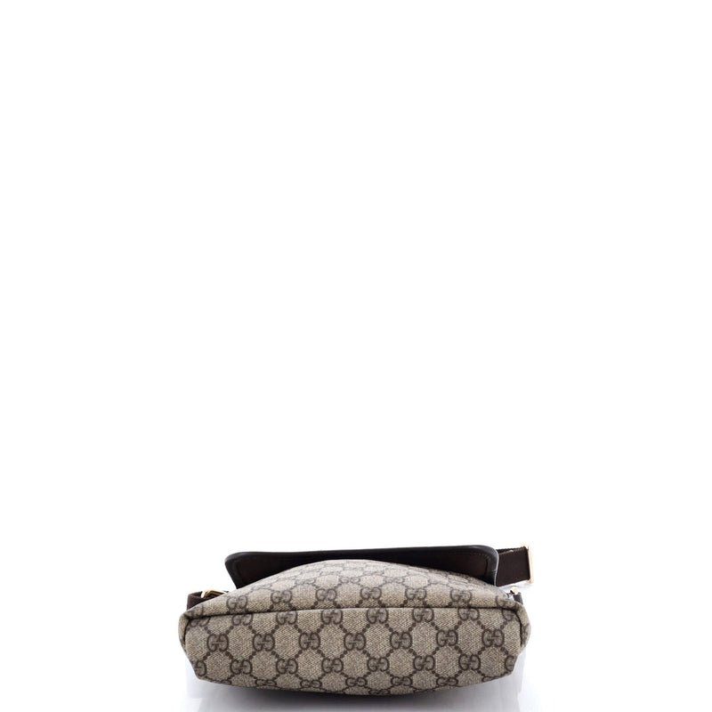 Gucci Flap Messenger Gg Coated Canvas