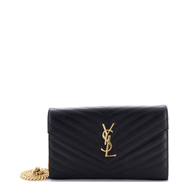 Saint Laurent Classic Wallet On Chain