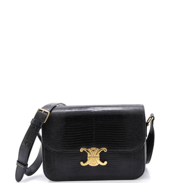 Celine Triomphe Shoulder Bag Lizard