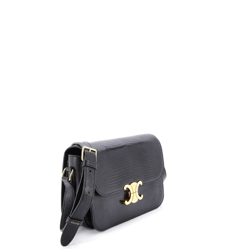Celine Triomphe Shoulder Bag Lizard
