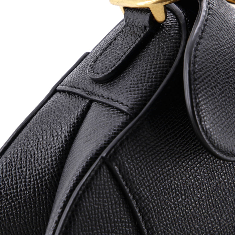 Christian Dior Saddle Handbag Leather