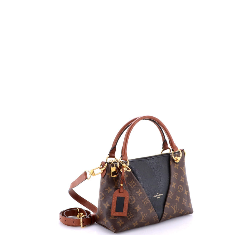 Louis Vuitton V Tote Canvas And Leather