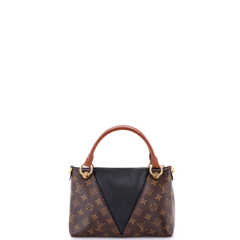 Louis Vuitton V Tote Canvas And Leather