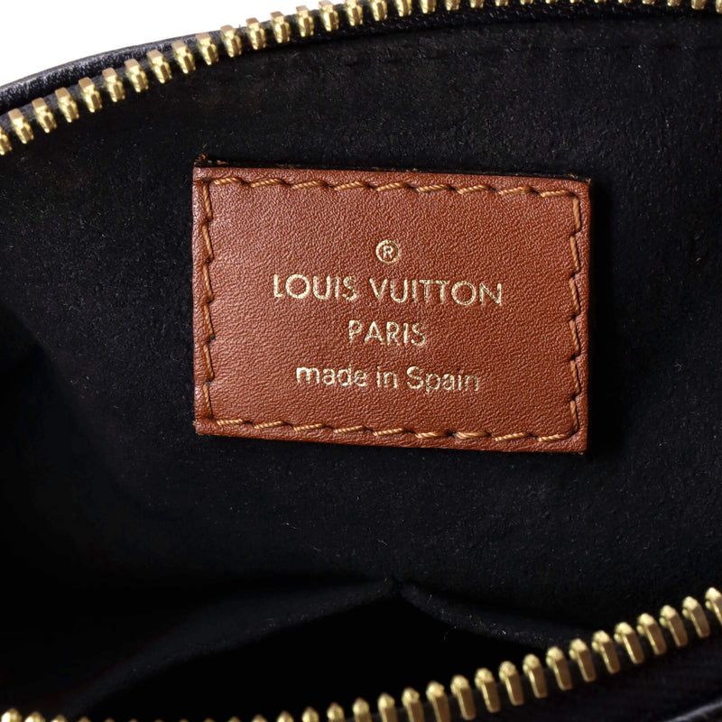 Louis Vuitton V Tote Canvas And Leather