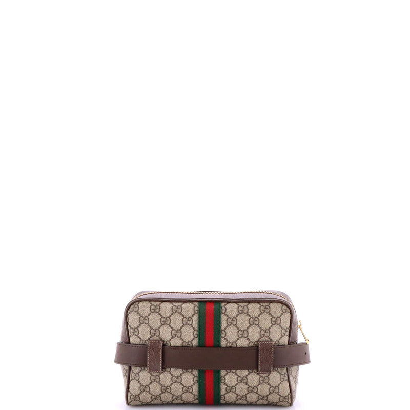 Gucci Ophidia Belt Bag Gg Coated Canvas