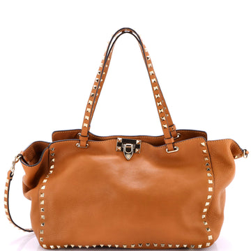 Valentino Garavani Rockstud Tote Pebbled