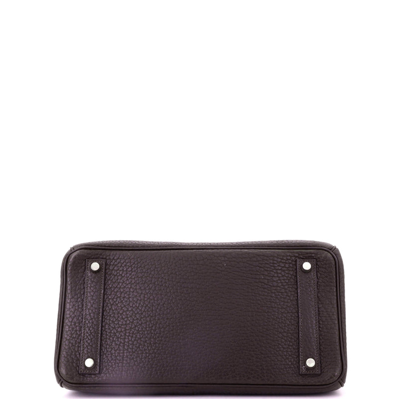 Hermes Hac Birkin Bag Ebene Fjord With