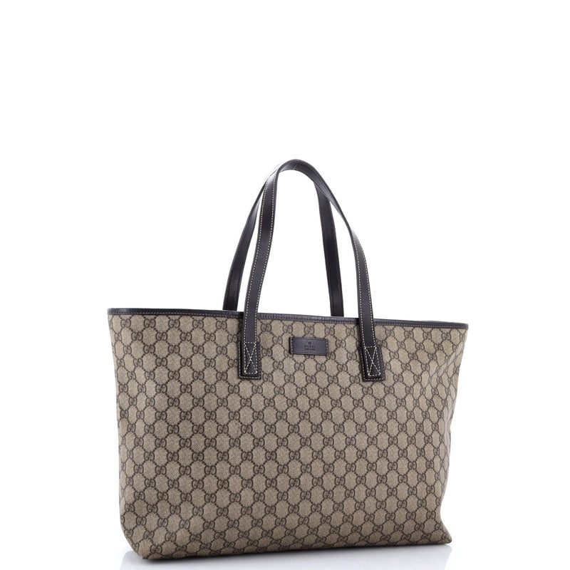 Gucci Plus Tote Gg Coated Canvas With
