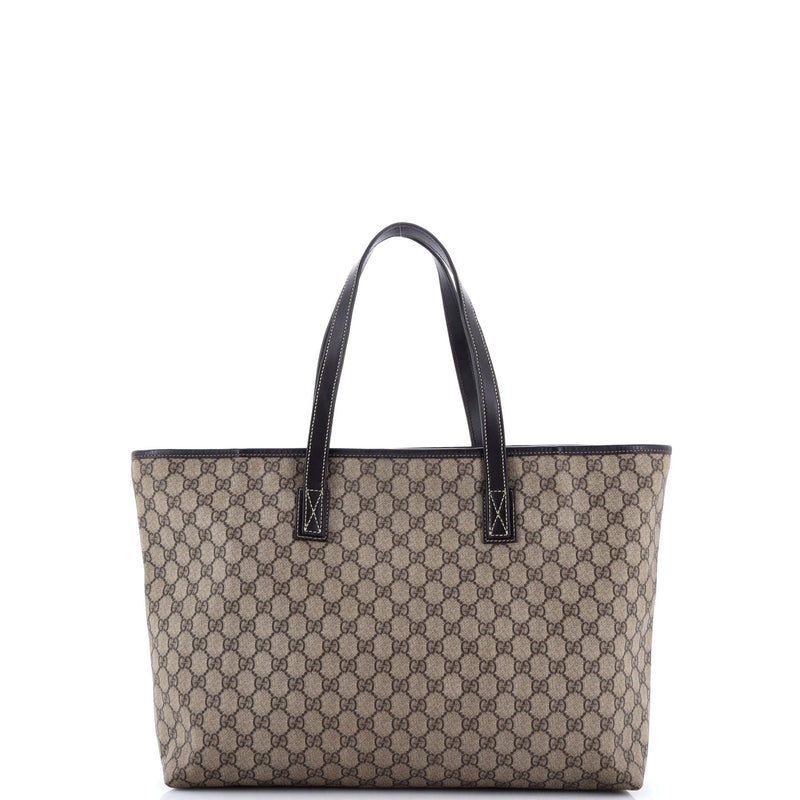 Gucci Plus Tote Gg Coated Canvas With