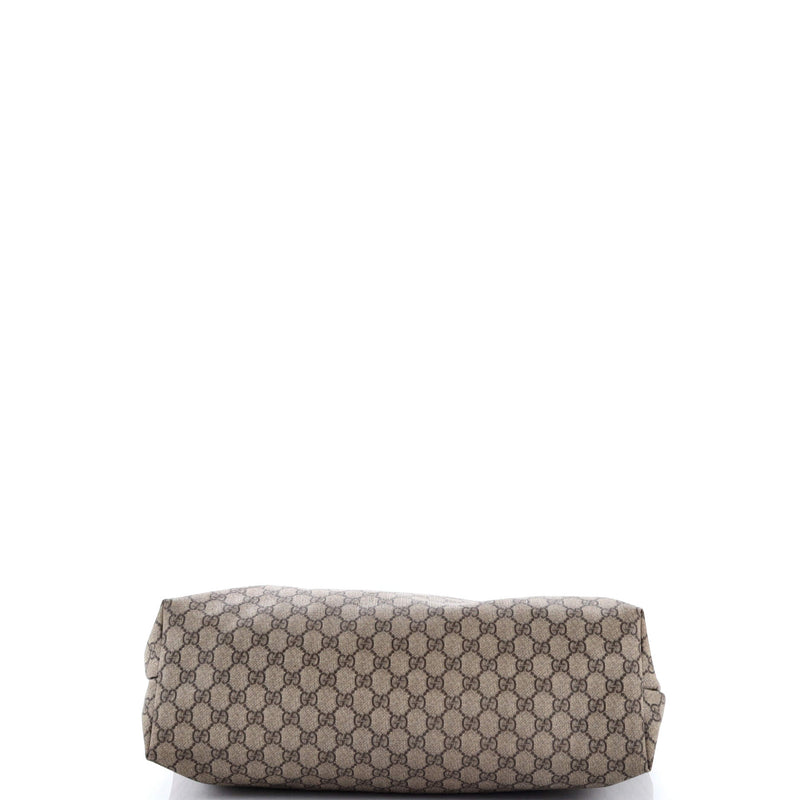 Gucci Plus Tote Gg Coated Canvas With