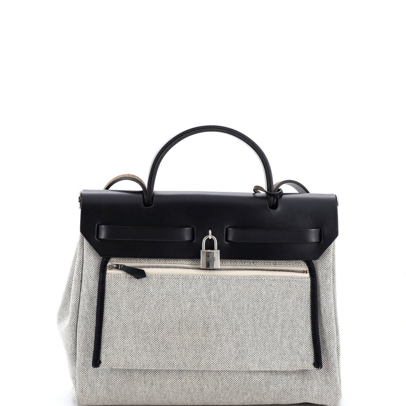 Hermes Herbag Zip Pegase Pop Toile And