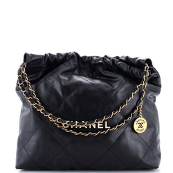 Chanel 22 Chain Hobo Quilted Calfskin