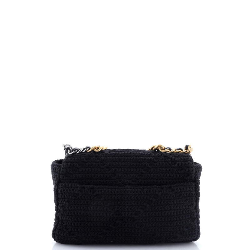 Chanel 19 Flap Bag Crochet Medium