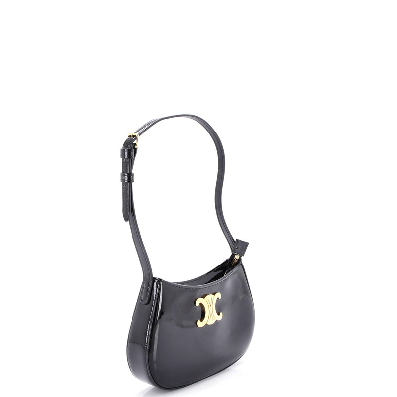 Celine Triomphe Tilly Bag Patent Medium