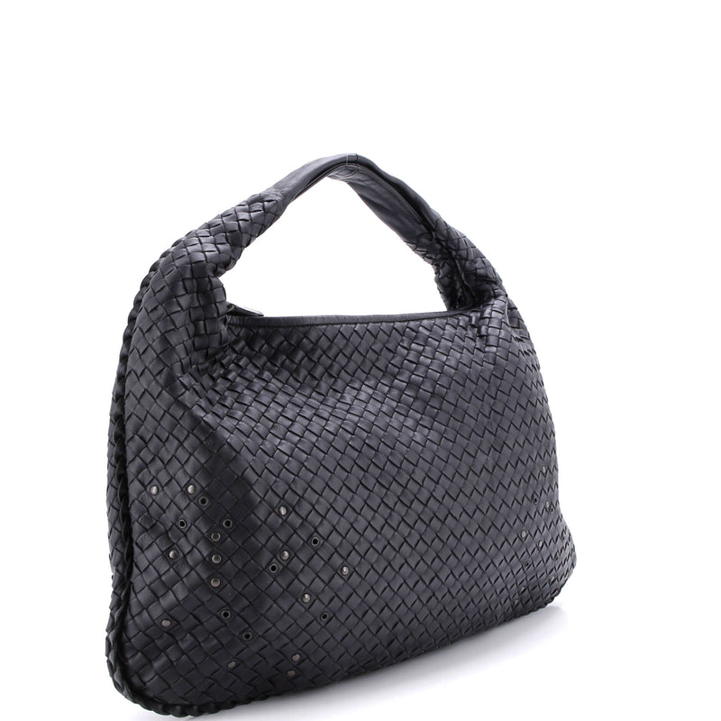 Bottega Veneta Hobo Studded Intrecciato