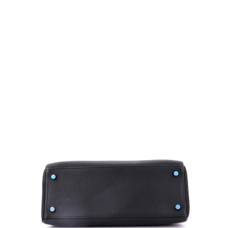 Hermes Kelly Handbag Noir Togo With