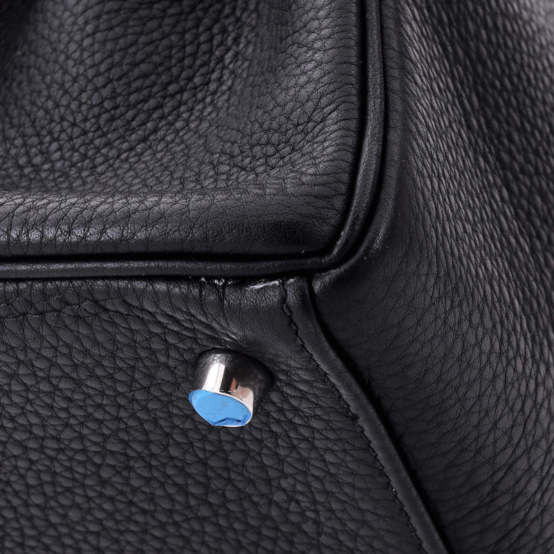 Hermes Kelly Handbag Noir Togo With