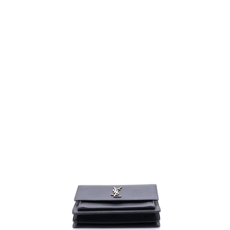 Saint Laurent Sunset Satchel Leather