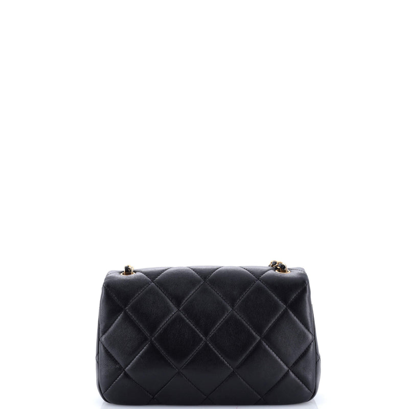 Chanel Double Cc Pearl Flap Bag Quilted