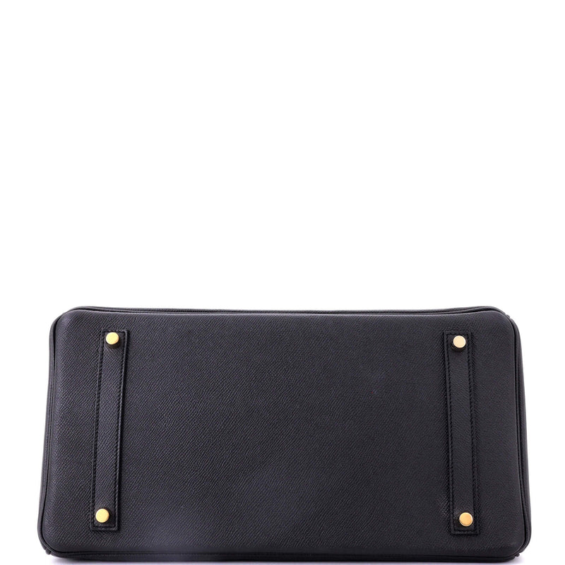 Hermes Birkin Handbag Noir Epsom With