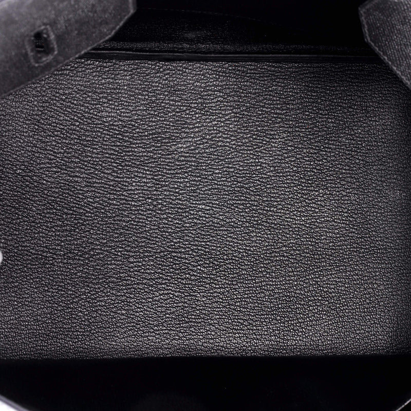 Hermes Birkin Handbag Noir Epsom With