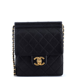 Chanel Pearl Chain Flap Bag Quilted