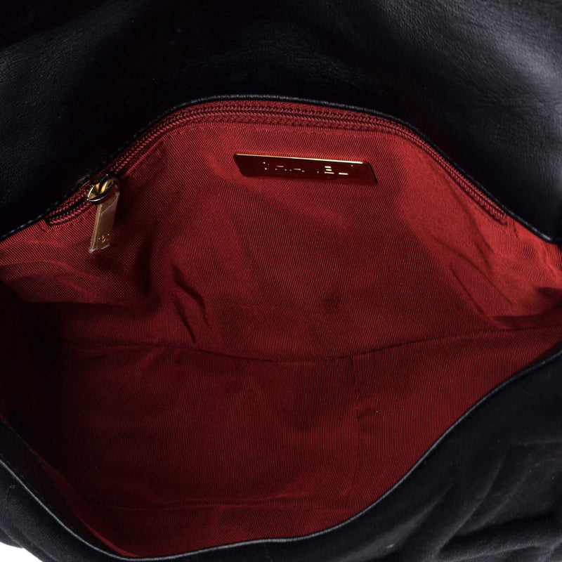 Chanel 19 Flap Bag Quilted Jersey Medium