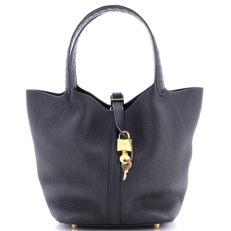 Hermes Touch Picotin Lock Bag Clemence