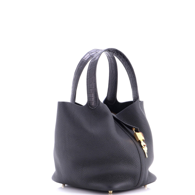 Hermes Touch Picotin Lock Bag Clemence