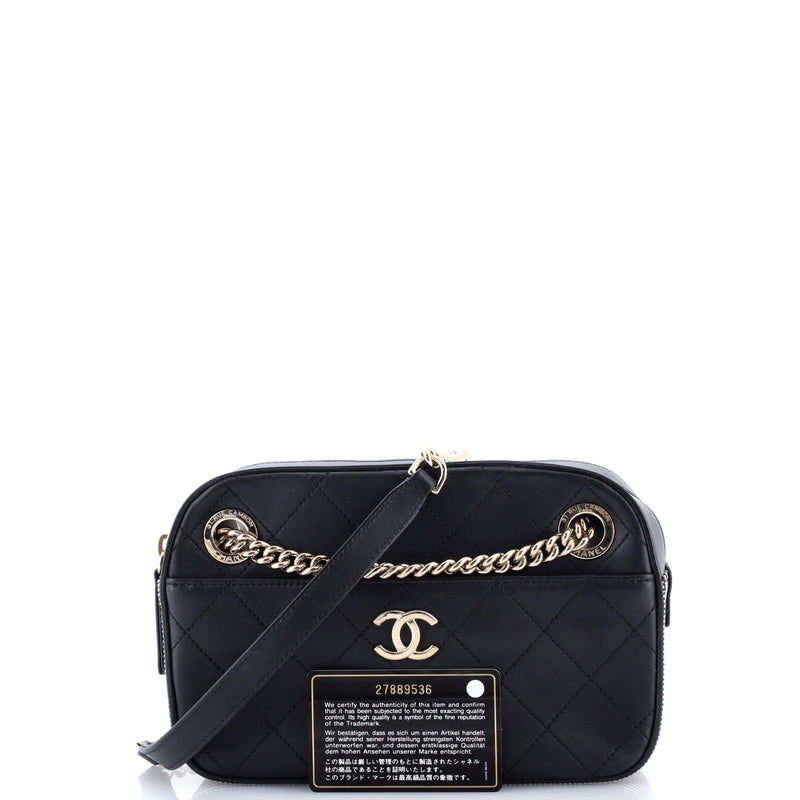 Chanel Camera Case Bag Quilted Calfskin