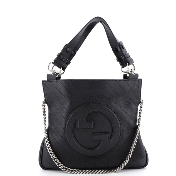 Gucci Blondie Nm Tote Diagonal Quilted