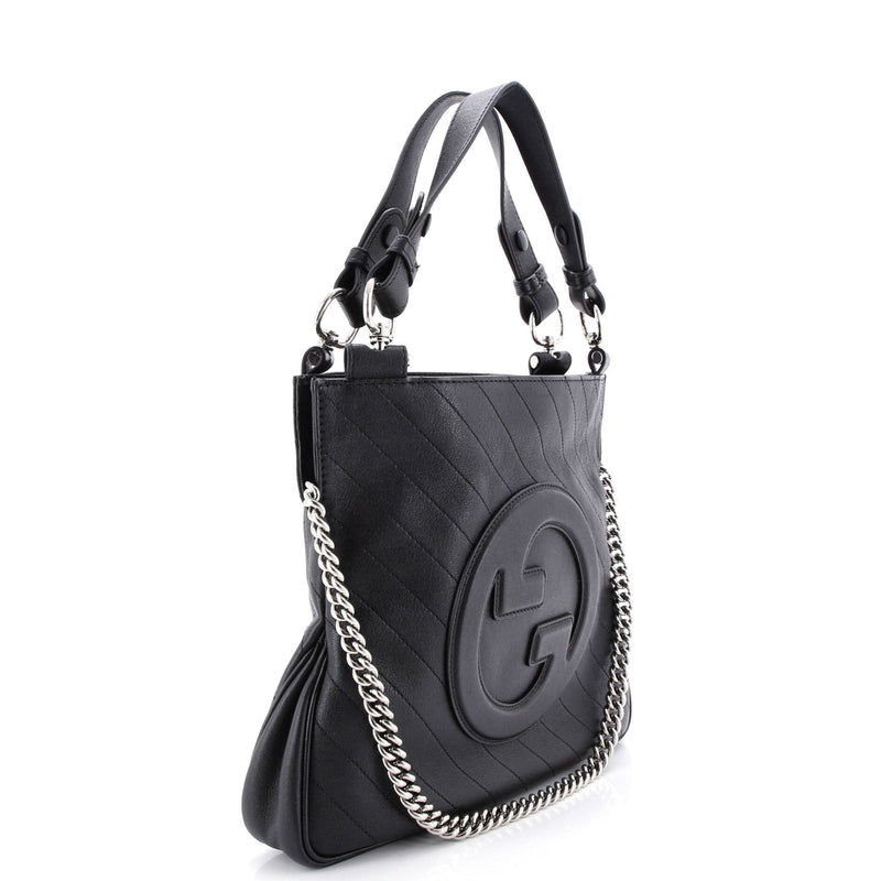 Gucci Blondie Nm Tote Diagonal Quilted