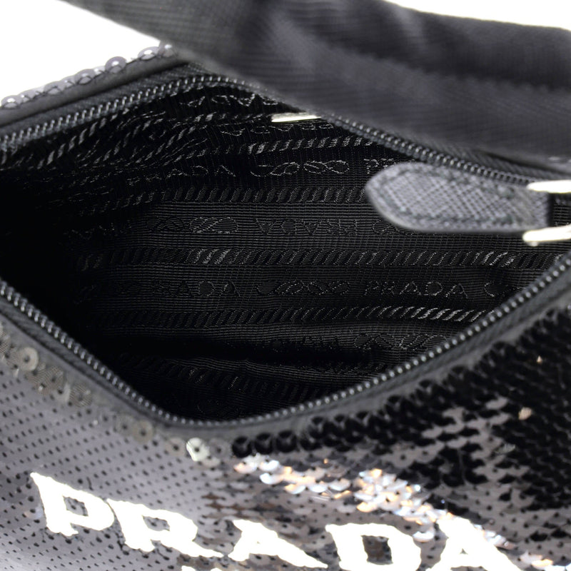 Prada Re-Edition Hobo Sequins Mini