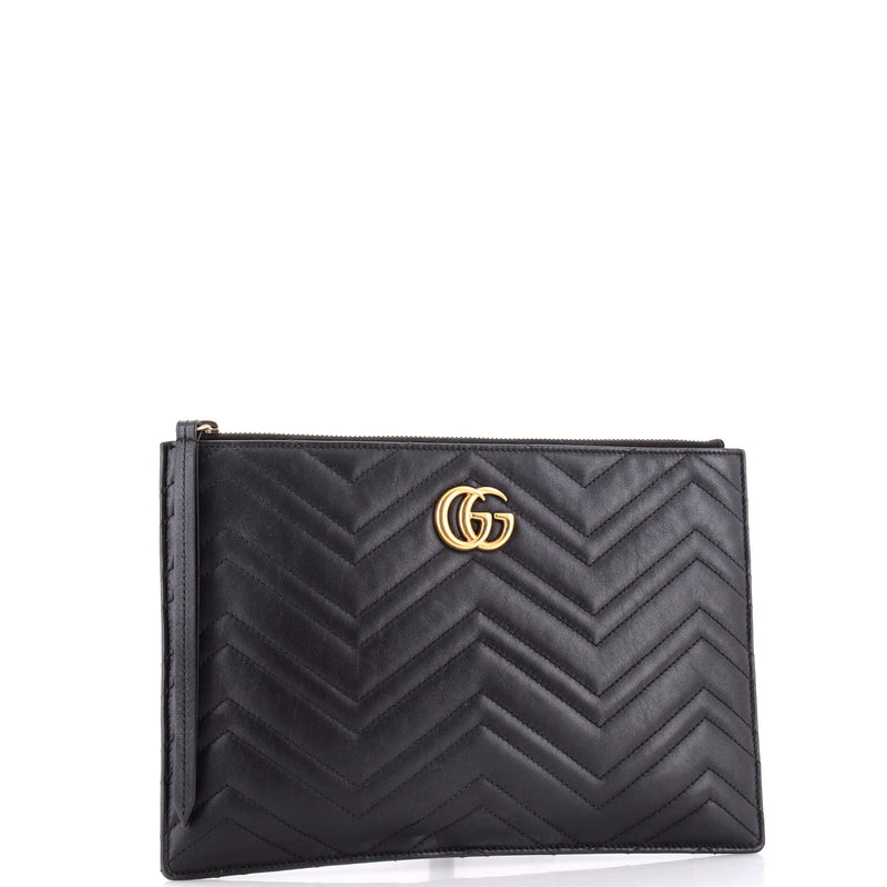 Gucci Gg Marmont Clutch Matelasse