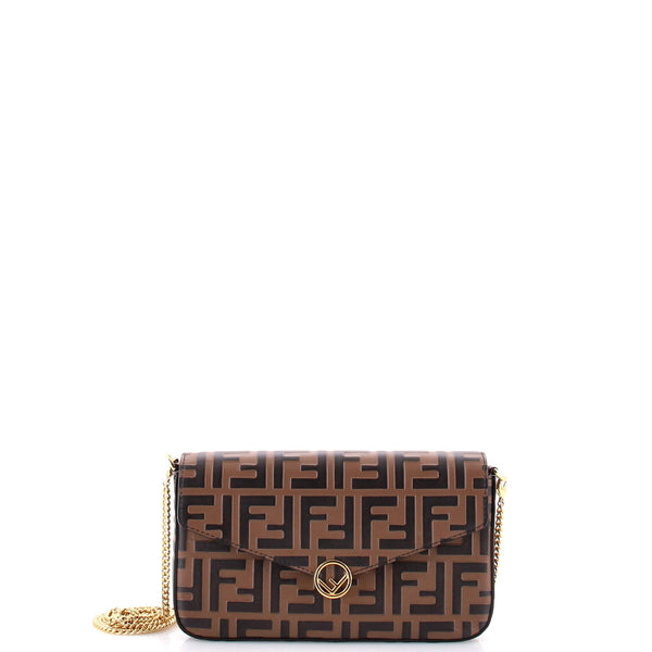 F Is Fendi Envelope Clutch On Chain