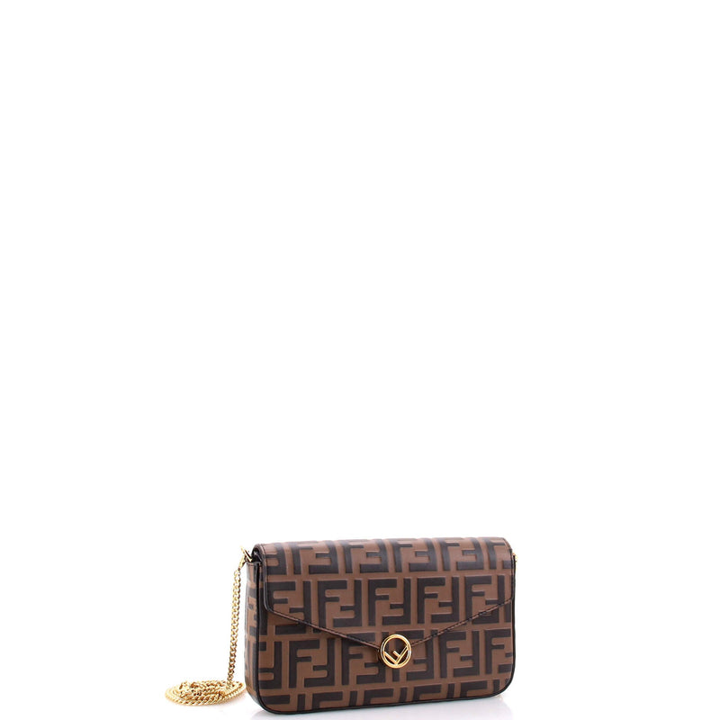 F Is Fendi Envelope Clutch On Chain