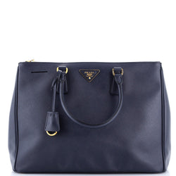 Prada Double Zip Lux Tote Saffiano