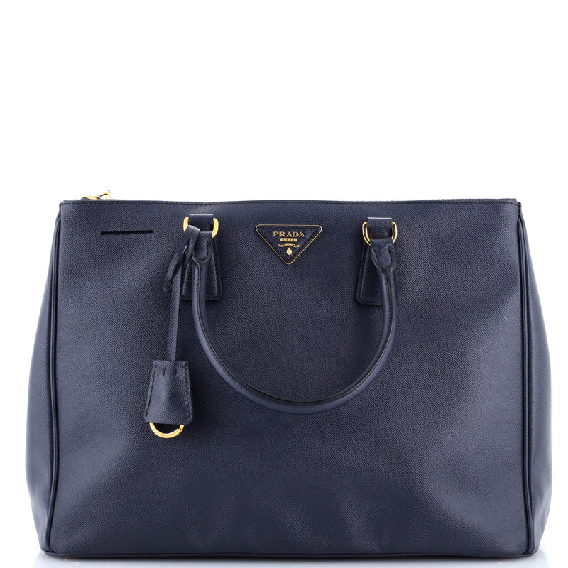 Prada Double Zip Lux Tote Saffiano