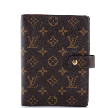 Louis Vuitton Ring Agenda Cover Canvas