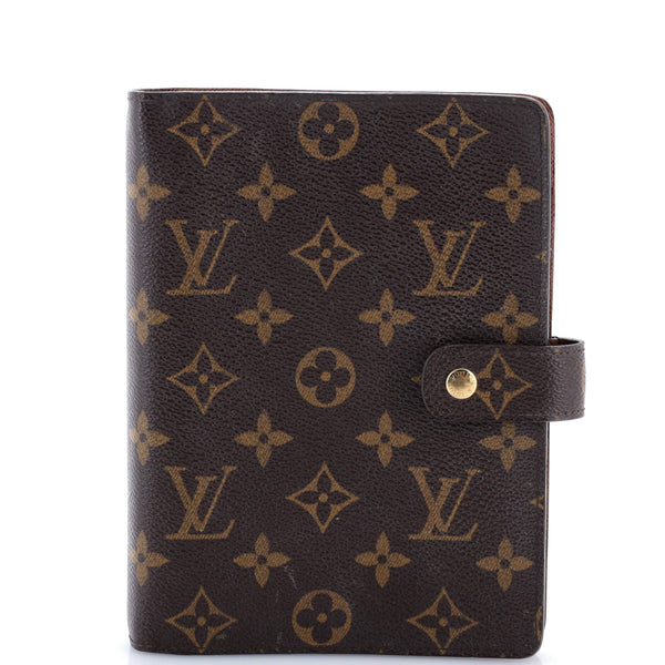 Louis Vuitton Ring Agenda Cover Canvas