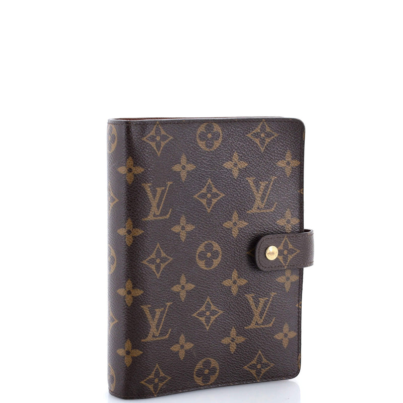 Louis Vuitton Ring Agenda Cover Canvas