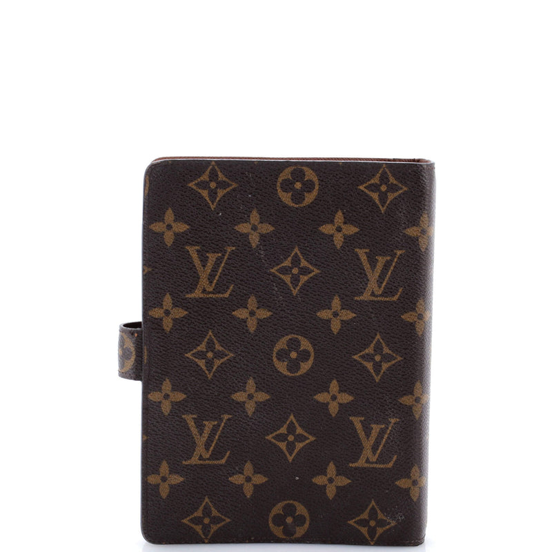 Louis Vuitton Ring Agenda Cover Canvas