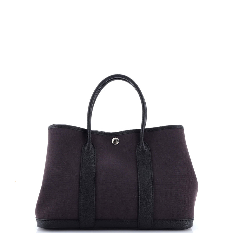 Hermes Garden Party Tote Toile And