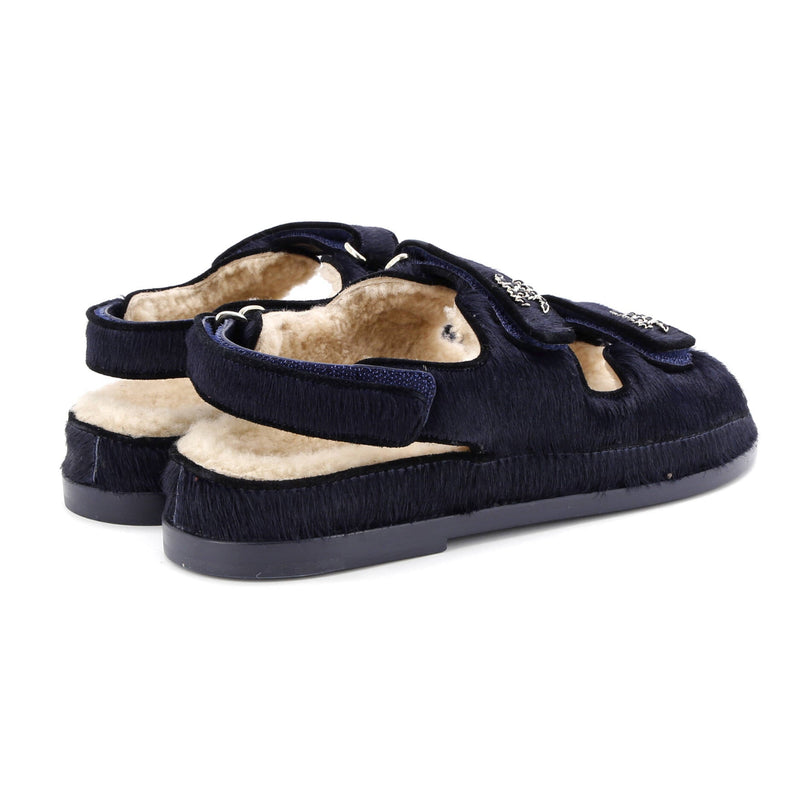 Chanel Women's Velcro Dad Sandals Calf