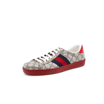 Gucci Ace Sneakers Gg Coated Canvas