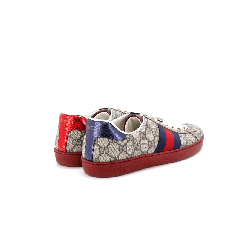 Gucci Ace Sneakers Gg Coated Canvas