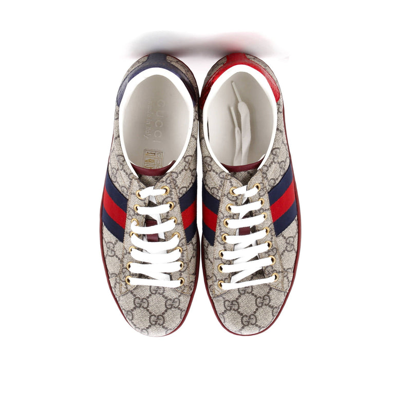 Gucci Ace Sneakers Gg Coated Canvas