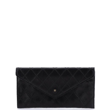 Chanel Cc Envelope Flap Wallet Stitched